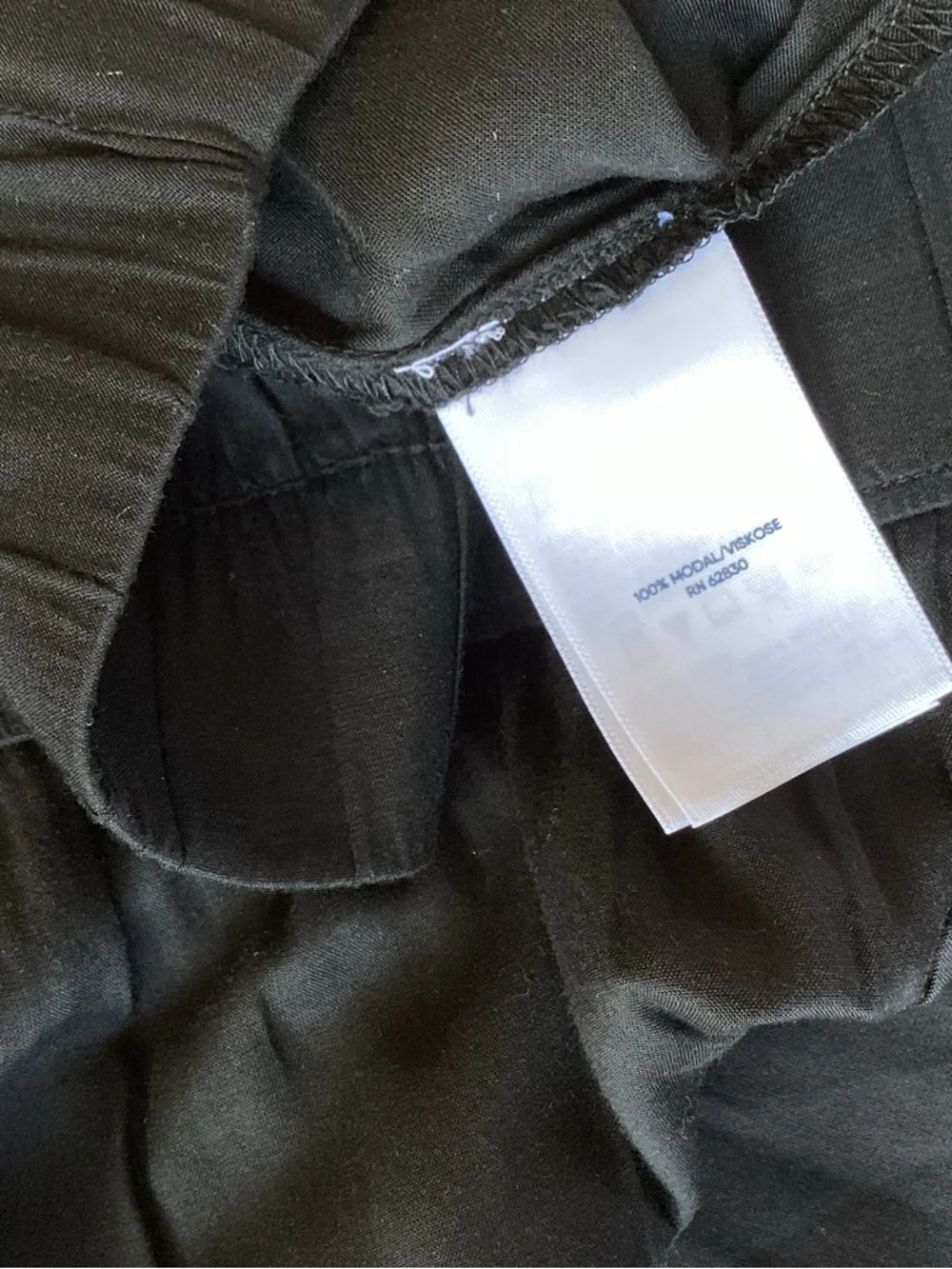 Lands' End Women's Black‎ Sheer Swim Cover-up Pants Oversized - XL